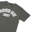画像7: Good On（グッドオン）Logo Print Short Sleeve Crew Neck Tee（ロゴプリントショートスリーブクルーネックTシャツ）"GOOD ON 1997"/Ash（アッシュグレー）・Black（ブラック） (7)