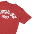 画像7: Good On（グッドオン）Logo Print Short Sleeve Crew Neck Tee（ロゴプリントショートスリーブクルーネックTシャツ）"GOOD ON 1997"/F.Red（F.レッド）・Dk.Green（ダークグリーン） (7)