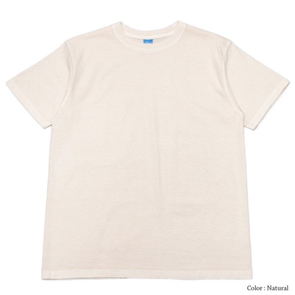 画像2: Good On（グッドオン）Short Sleeve Crew Neck Tee（ショートスリーブクルーネックTシャツ）"Pigment Dye" / Natural（ナチュラル）・Black（ブラック） (2)