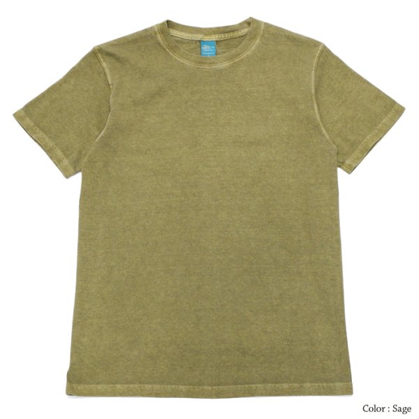 画像4: Good On(グッドオン)Short Sleeve Crew Neck Tee(ショートスリーブクルーネックTシャツ)"Pigment Dye" / Dk.Green(ダークグリーン)・Sage(セージ) (4)