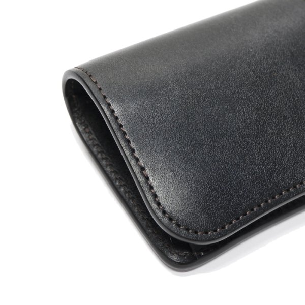 画像3: WILD SWANS(ワイルドスワンズ)PALM-V2(パームV2)コンパクトウォレット"フルグレインブライドル"/Black(ブラック) (3)