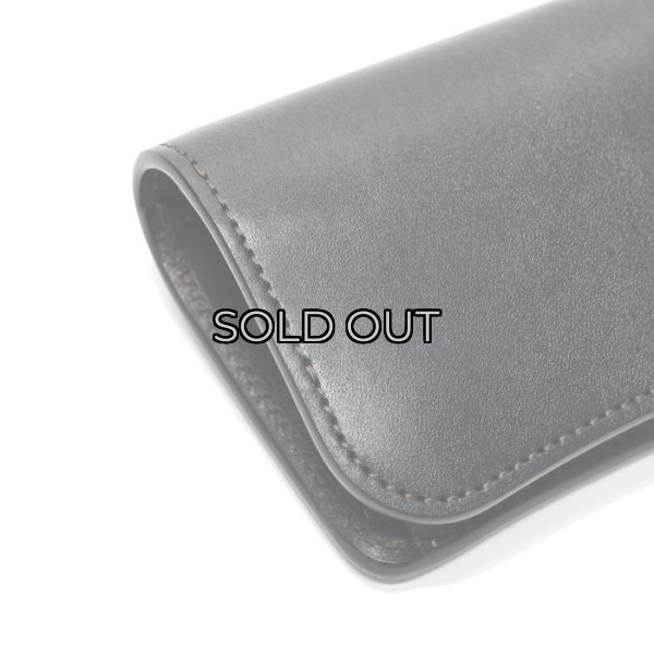 画像3: WILD SWANS（ワイルドスワンズ）PALM-V2（パームV2）コンパクトウォレット"フルグレインブライドル"/Black（ブラック） (3)