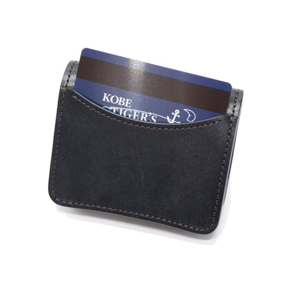 画像5: WILD SWANS(ワイルドスワンズ)PALM-V2(パームV2)コンパクトウォレット"フルグレインブライドル"/Black(ブラック) (5)