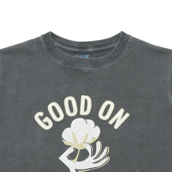 画像3: Good On（グッドオン）Logo Print Short Sleeve Crew Neck Tee（ロゴプリントショートスリーブクルーネックTシャツ）"GOOD COTTON" / Lt.Purple（ライトパープル） (3)