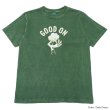 画像4: Good On（グッドオン）Logo Print Short Sleeve Crew Neck Tee（ロゴプリントショートスリーブクルーネックTシャツ）"GOOD COTTON"/White（ホワイト）・Dk.Green（ダークグリーン） (4)