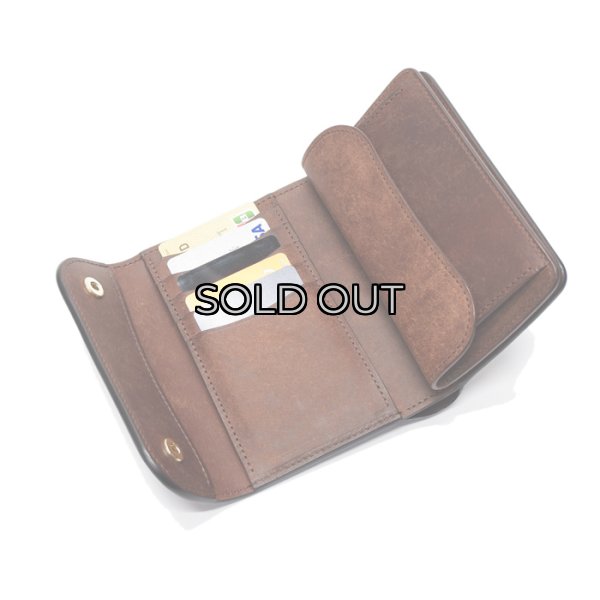 画像7: WILD SWANS（ワイルドスワンズ）BYRNE（バーン）3つ折りウォレット"プエブロ"/Tobacco（タバコ） (7)