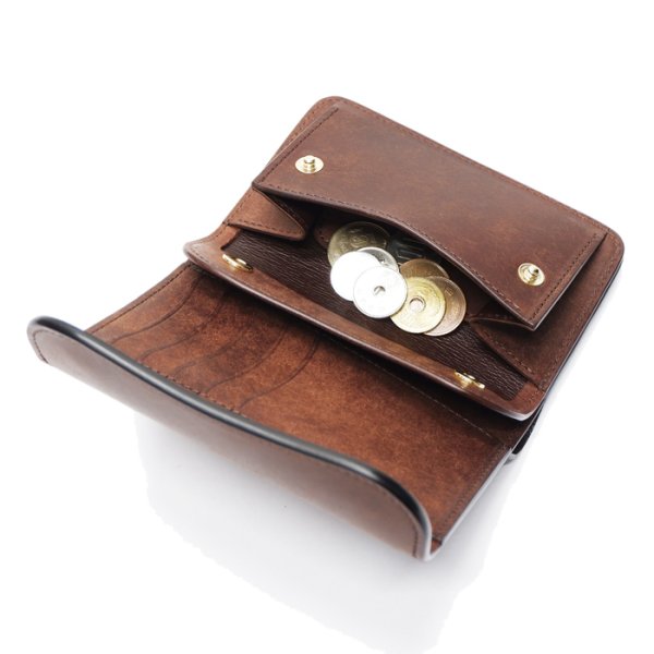 画像8: WILD SWANS(ワイルドスワンズ)BYRNE(バーン)3つ折りウォレット"プエブロ"/Tobacco(タバコ) (8)