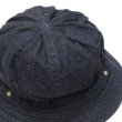 画像4: DECHO（デコー）STANDARD KOME HAT（スタンダードコメハット）COTTON LINEN DENIM/S.Indigo（S.インディゴ） (4)