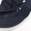 画像5: DECHO（デコー）STANDARD KOME HAT（スタンダードコメハット）COTTON LINEN DENIM/S.Indigo（S.インディゴ） (5)