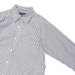 画像4: A VONTADE（アボンタージ）Lax Regular Shirts（ラックスレギュラーシャツ）Gas Boiled Broad/Navy Stripe（ネイビーストライプ） (4)