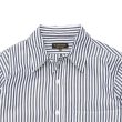 画像3: A VONTADE（アボンタージ）Lax Regular Shirts（ラックスレギュラーシャツ）Gas Boiled Broad/Navy Stripe（ネイビーストライプ） (3)