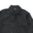 画像3: *A VONTADE（アボンタージ）H.B.T.Utility Jacket（HBTユーティリティージャケット）"Military Herringbone" / Ink Black（インクブラック） (3)