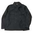 画像1: *A VONTADE（アボンタージ）H.B.T.Utility Jacket（HBTユーティリティージャケット）"Military Herringbone" / Ink Black（インクブラック） (1)