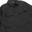 画像6: *A VONTADE（アボンタージ）H.B.T.Utility Jacket（HBTユーティリティージャケット）"Military Herringbone" / Ink Black（インクブラック） (6)