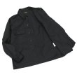 画像4: *A VONTADE（アボンタージ）H.B.T.Utility Jacket（HBTユーティリティージャケット）"Military Herringbone" / Ink Black（インクブラック） (4)