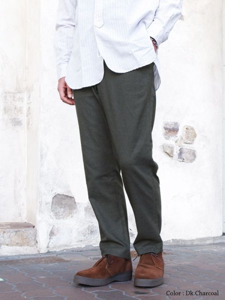 画像13: *A VONTADE(アボンタージ)Slim Easy Slacks Ver.2(スリムイージースラックスVer.2)”TR Stretch Serge" / Black(ブラック) (13)
