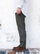 画像10: A VONTADE（アボンタージ）Slim Easy Slacks Ver.2（スリムイージースラックスVer.2）TR Stretch Serge/Dk.Charcoal（ダークチャコール） (10)