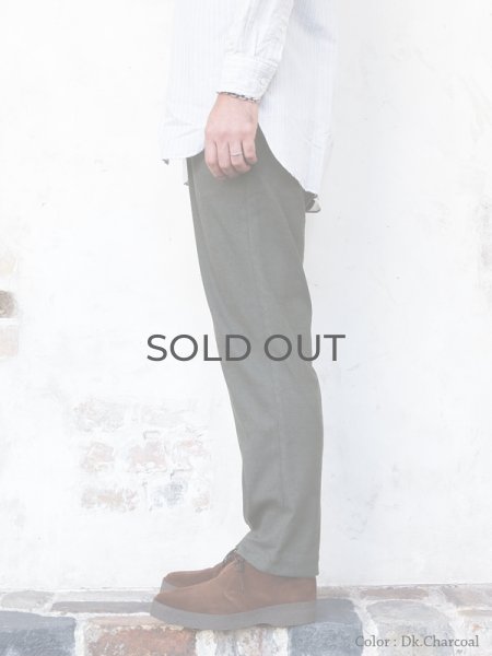 画像10: *A VONTADE（アボンタージ）Slim Easy Slacks Ver.2（スリムイージースラックスVer.2）"TR Stretch Serge" / Dk.Charcoal（ダークチャコール）※Ｓサイズのみ (10)