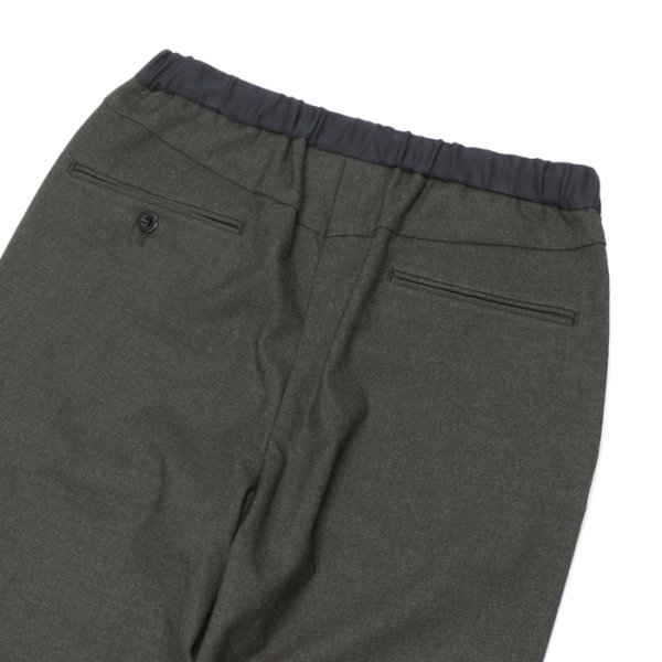 画像4: *A VONTADE(アボンタージ)Slim Easy Slacks Ver.2(スリムイージースラックスVer.2)"TR Stretch Serge" / Dk.Charcoal(ダークチャコール) (4)