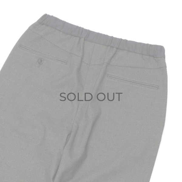 画像4: *A VONTADE（アボンタージ）Slim Easy Slacks Ver.2（スリムイージースラックスVer.2）"TR Stretch Serge" / Dk.Charcoal（ダークチャコール）※Ｓサイズのみ (4)
