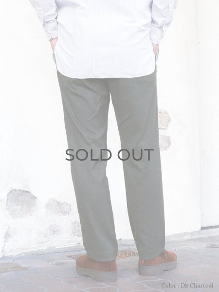 画像11: *A VONTADE（アボンタージ）Slim Easy Slacks Ver.2（スリムイージースラックスVer.2）"TR Stretch Serge" / Dk.Charcoal（ダークチャコール）※Ｓサイズのみ (11)