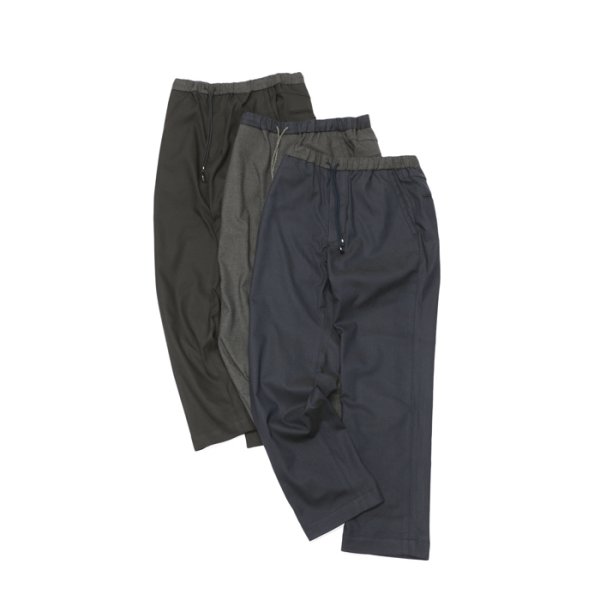 画像9: *A VONTADE(アボンタージ)Slim Easy Slacks Ver.2(スリムイージースラックスVer.2)”TR Stretch Serge" / Black(ブラック) (9)