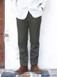 画像9: *A VONTADE（アボンタージ）Slim Easy Slacks Ver.2（スリムイージースラックスVer.2）"TR Stretch Serge" / Dk.Charcoal（ダークチャコール） (9)
