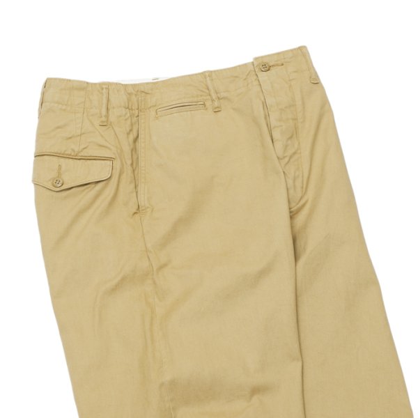 画像6: *A VONTADE(アボンタージ)Type 45 Chino Trousers(タイプ45チノトラウザーズ)"Classic Selvedge Twil" / Beige(ベージュ)【裾上げ無料】 (6)