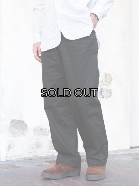 画像14: *A VONTADE（アボンタージ）Type 45 Chino Trousers（タイプ45チノトラウザーズ）"Classic Selvedge Twill"/ Black（ブラック）【裾上げ無料】 (14)