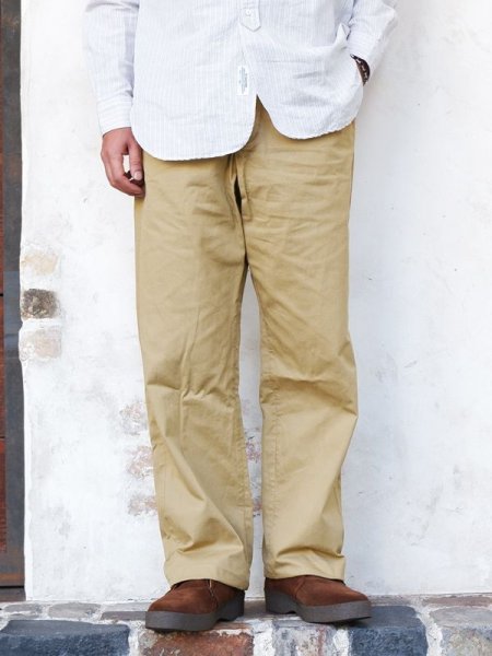 画像11: *A VONTADE(アボンタージ)Type 45 Chino Trousers(タイプ45チノトラウザーズ)"Classic Selvedge Twil" / Beige(ベージュ)【裾上げ無料】 (11)