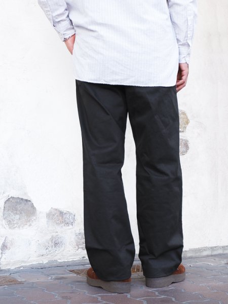 画像13: *A VONTADE（アボンタージ）Type 45 Chino Trousers（タイプ45チノトラウザーズ）"Classic Selvedge Twill"/ Black（ブラック）【裾上げ無料】 (13)