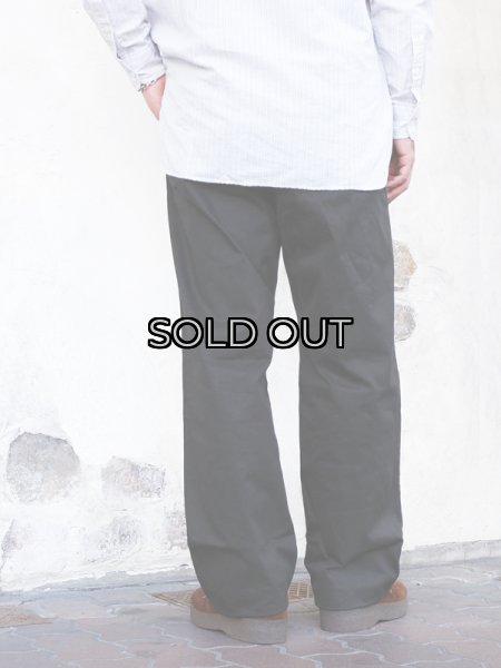画像13: *A VONTADE（アボンタージ）Type 45 Chino Trousers（タイプ45チノトラウザーズ）"Classic Selvedge Twill"/ Black（ブラック）【裾上げ無料】 (13)