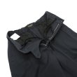 画像4: A VONTADE（アボンタージ）1 Tuck Easy Trousers（1タックイージートラウザーズ）Original Yarn Dyed Gabardine/Deep Navy（ディープネイビー）【裾上げ無料】 (4)