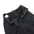 画像4: *A VONTADE（アボンタージ）1 Tuck Easy Trousers（1タックイージートラウザーズ）”Original Yarn Dyed Gabardine" / Deep Navy（ディープネイビー）【裾上げ無料】 (4)