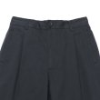 画像2: A VONTADE（アボンタージ）1 Tuck Easy Trousers（1タックイージートラウザーズ）Original Yarn Dyed Gabardine/Deep Navy（ディープネイビー）【裾上げ無料】 (2)