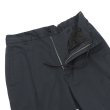 画像3: *A VONTADE（アボンタージ）1 Tuck Easy Trousers（1タックイージートラウザーズ）”Original Yarn Dyed Gabardine" / Deep Navy（ディープネイビー）【裾上げ無料】 (3)