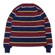 画像2: BARBARIAN（バーバリアン）Heavy Weight Rugby Collar Shirt（ヘビーウェイト ラグビーカラーシャツ） "ALTERNATING STRIPES" / Navy×Gold×Harvard×White（ネイビー×ゴールド×ハーバード×ホワイト） (2)