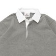 画像3: BARBARIAN（バーバリアン）Heavy Weight Rugby Collar Shirt（ヘビーウェイト ラグビーカラーシャツ） "SOLID" / Oxford（オックスフォードグレー） (3)