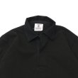 画像3: BARBARIAN（バーバリアン）Heavy Weight Rugby Collar Shirt（ヘビーウェイト ラグビーカラーシャツ） "SOLID" / Black（ブラック） (3)