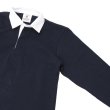 画像4: BARBARIAN（バーバリアン）Heavy Weight Rugby Collar Shirt（ヘビーウェイト ラグビーカラーシャツ） "SOLID" / Navy（ネイビー） (4)