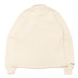 画像2: BARBARIAN（バーバリアン）Heavy Weight Rugby Collar Shirt（ヘビーウェイト ラグビーカラーシャツ） "SOLID" / Ivory（アイボリー） (2)