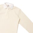 画像4: BARBARIAN（バーバリアン）Heavy Weight Rugby Collar Shirt（ヘビーウェイト ラグビーカラーシャツ） "SOLID" / Ivory（アイボリー） (4)