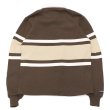 画像2: BARBARIAN（バーバリアン）Heavy Weight Rugby Collar Shirt（ヘビーウェイト ラグビーカラーシャツ） "COLLEGIATE STRIPE" / Moss×Ivory×Vegas Gold（モスグリーン×アイボリー×ベガスゴールド） (2)