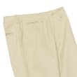 画像5: F.O.B FACTORY（エフオービーファクトリー）NARROW U.S TROUSERS（ナローUSトラウザーズ）HEAVY WEST POINT/Beige（ベージュ）【裾上げ無料】 (5)