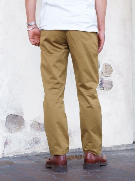 画像11: F.O.B FACTORY(エフオービーファクトリー)NARROW U.S TROUSERS(ナローUSトラウザーズ)"Heavy West Point Chino" / Khaki(カーキ)【裾上げ無料】 (11)