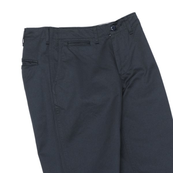 画像5: F.O.B FACTORY(エフオービーファクトリー)NARROW U.S TROUSERS(ナローUSトラウザーズ)"Heavy West Point Chino" / Navy(ネイビー)【裾上げ無料】 (5)