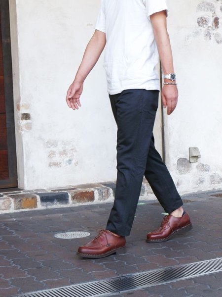 画像12: F.O.B FACTORY(エフオービーファクトリー)NARROW U.S TROUSERS(ナローUSトラウザーズ)"Heavy West Point Chino" / Navy(ネイビー)【裾上げ無料】 (12)