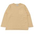 画像1: Good On（グッドオン）Long Sleeve Heavy Raglan Pocket Tee（ロングスリーブヘビーラグランポケットTシャツ）"Reactive Dye"/Coyote（コヨーテ）※Mサイズのみ (1)