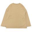 画像2: Good On（グッドオン）Long Sleeve Heavy Raglan Pocket Tee（ロングスリーブヘビーラグランポケットTシャツ）"Reactive Dye"/Coyote（コヨーテ） (2)