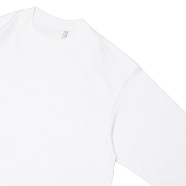 画像4: 【PointUp10%11/10迄】KAPTAIN SUNSHINE(キャプテンサンシャイン)Suvin Supima Tube Long Sleeve Tee Heavy(スビンスーピマチューブロングスリーブヘビーTシャツ)"SUVIN SUPIMA TUBE JERSEY HEAVY" / White(ホワイト) (4)